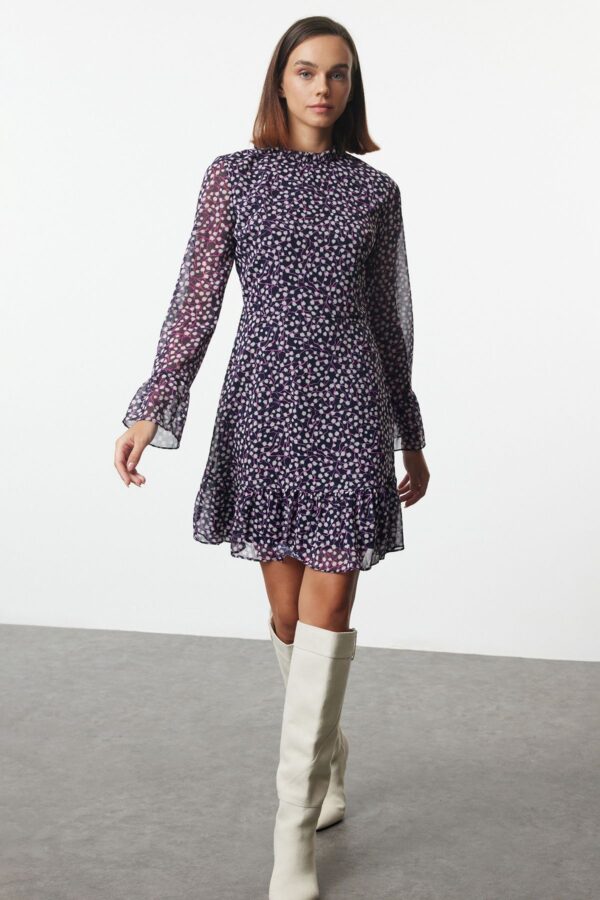 Női ruha Trendyol Floral Patterned