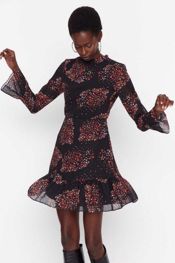 Női ruha Trendyol Floral Patterned