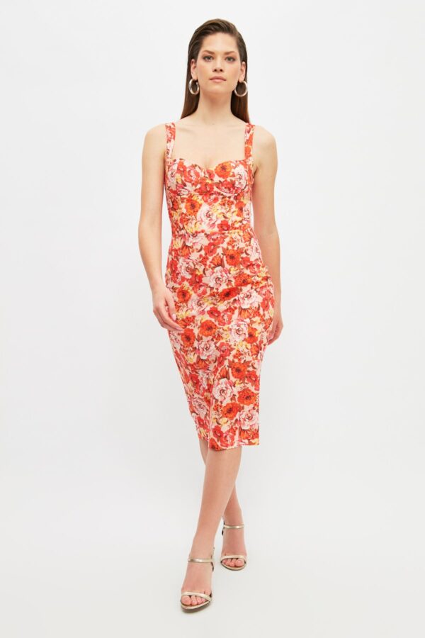 Női ruha Trendyol Floral patterned