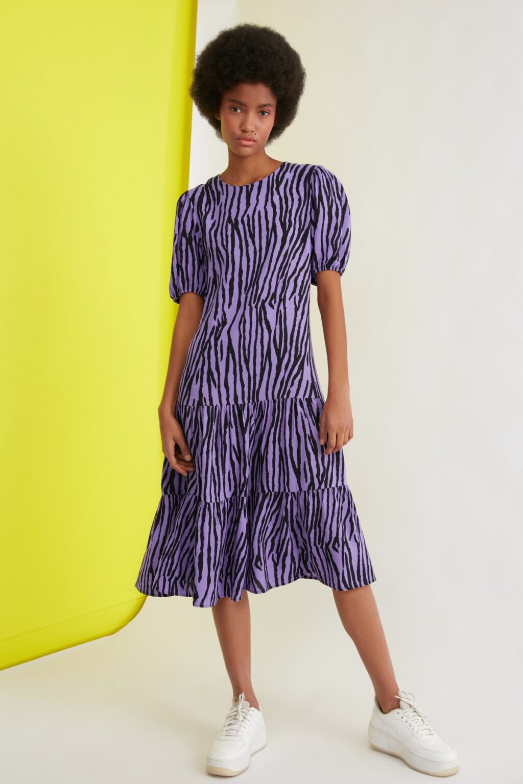Női ruha Trendyol Multicolored