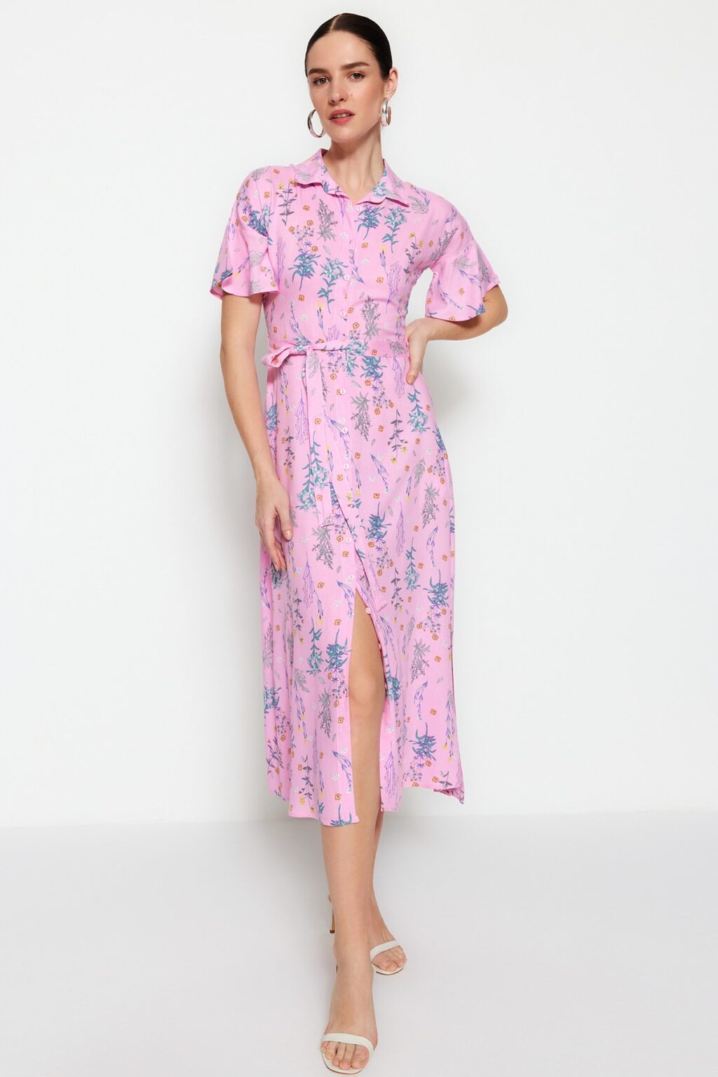 Női ruha Trendyol Multicolored