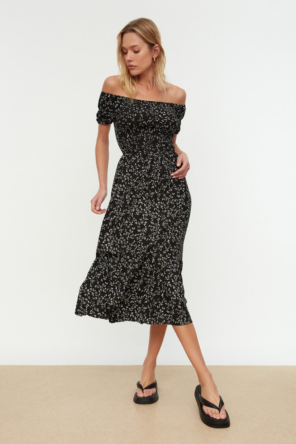 Női ruha Trendyol Patterned