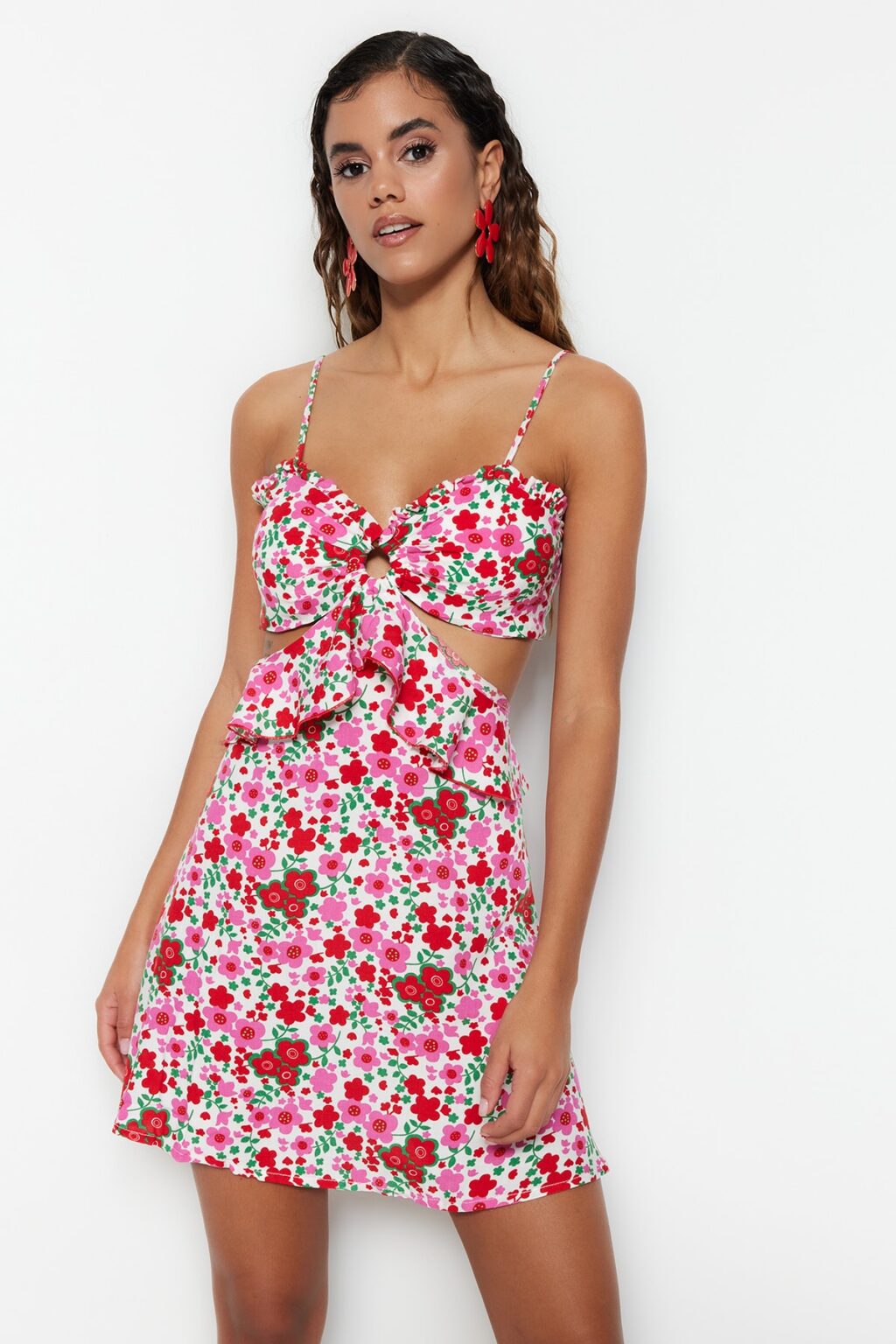 Női ruha Trendyol Patterned