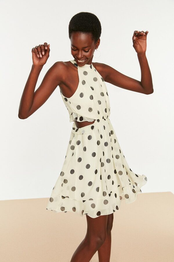 Női ruha Trendyol Polka dot printed