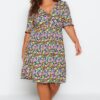 Női ruha Trendyol TBBSS23AH00158/Very colorful