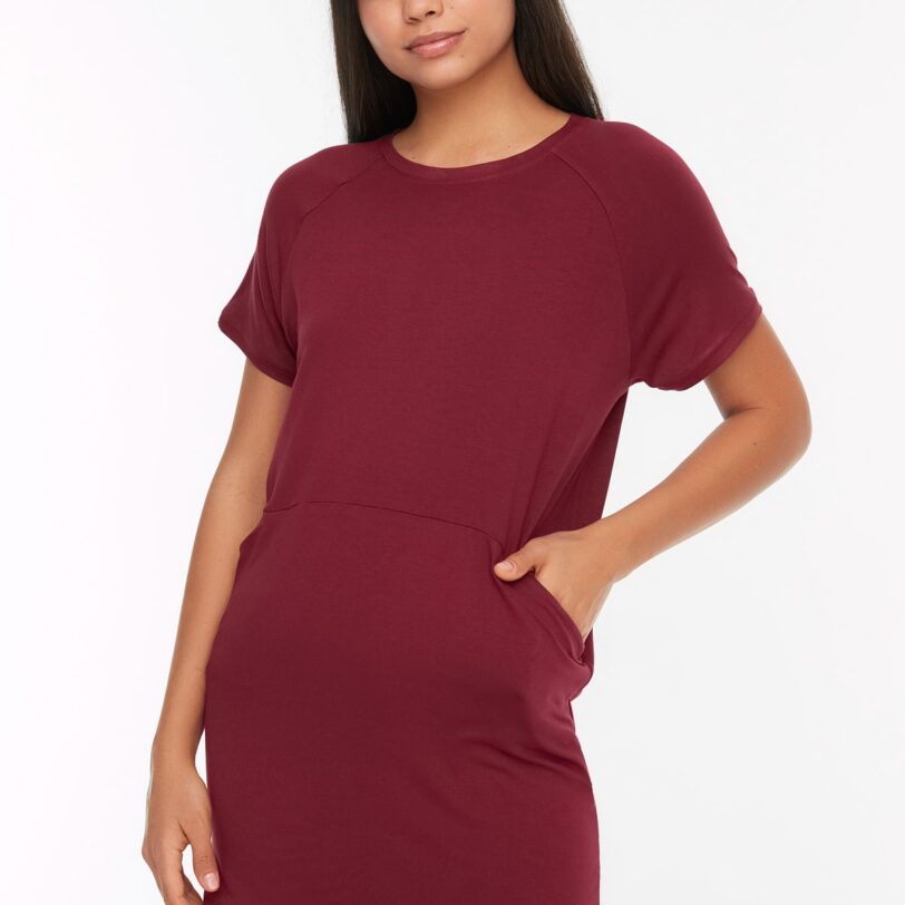 Női ruha Trendyol THMSS22EL00006/Black