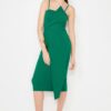 Női ruha Trendyol TPRSS19FZ0136/Emerald