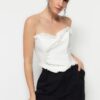 Női ruha Trendyol TPRSS22BS0070/Black