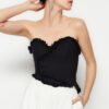 Női ruha Trendyol TPRSS22BS0070/Black