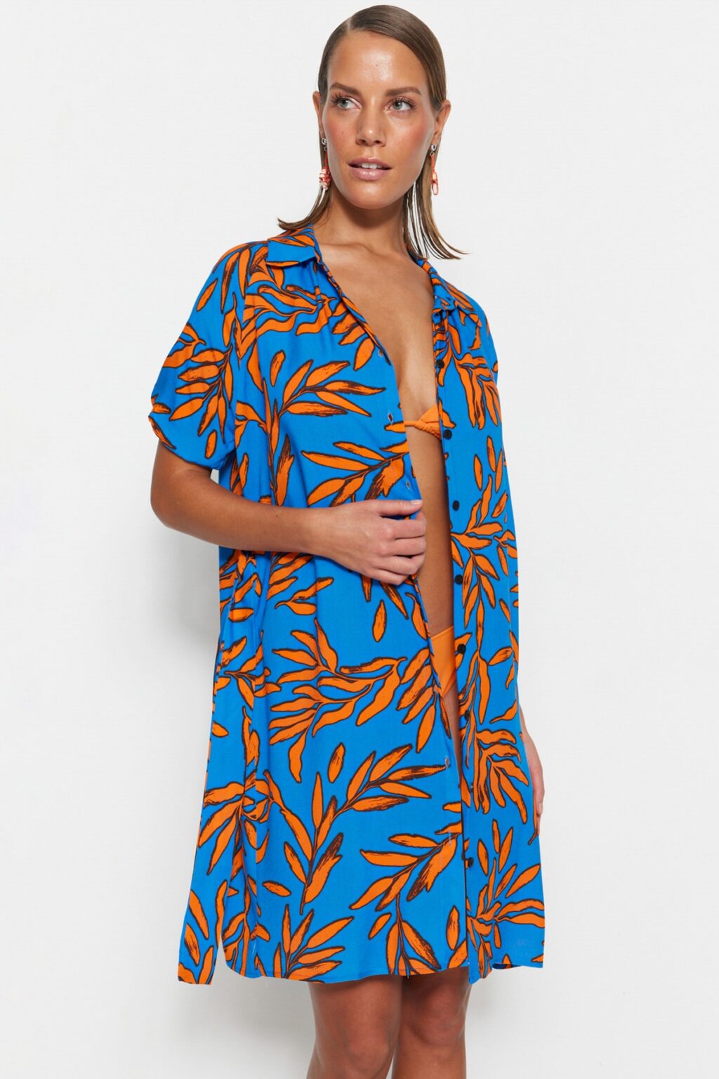 Női ruha Trendyol Tropical