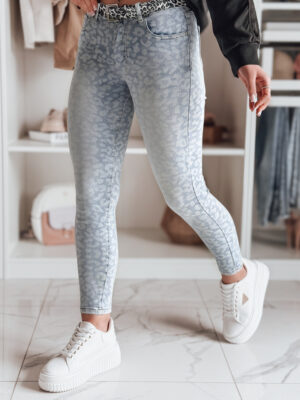 Női skinny farmer nadrág övvel FELINA kék Dstreet
