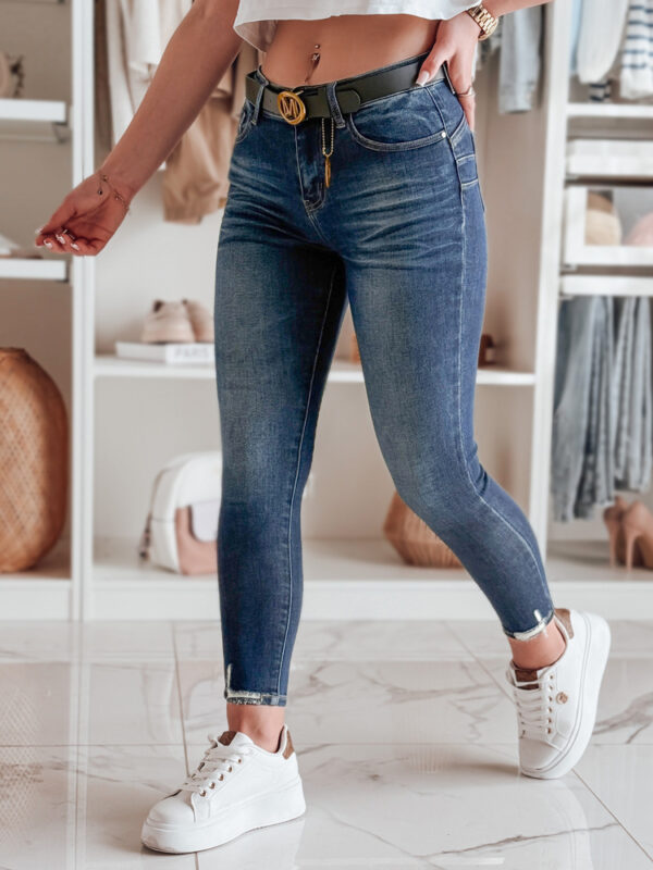Női skinny farmer nadrág övvel SKINNYJUP kék Dstreet