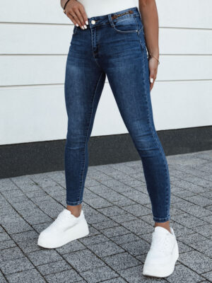 Női slim fit farmer nadrág ACORN sötétkék Dstreet