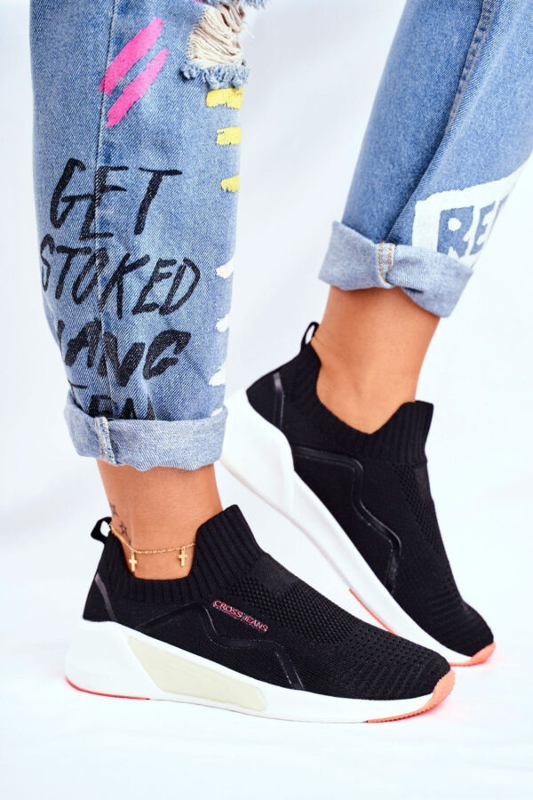 Női sportcipő Cross Jeans fekete