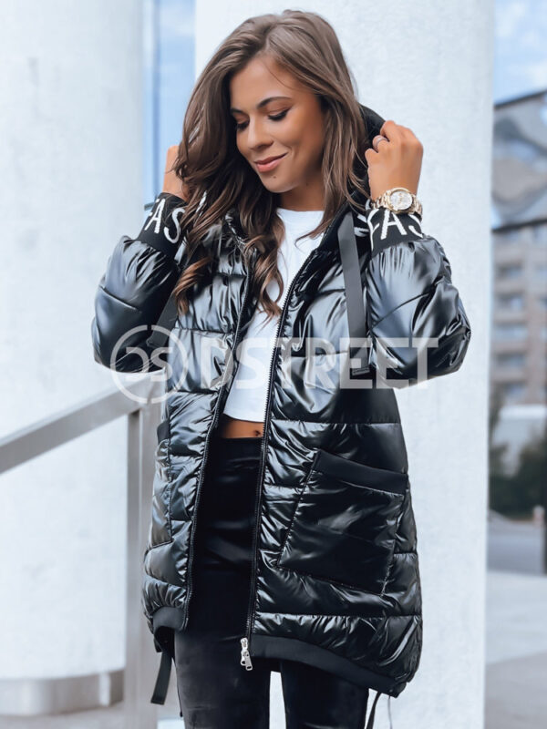 Női steppelt dzseki FASHION CHIC fekete Dstreet