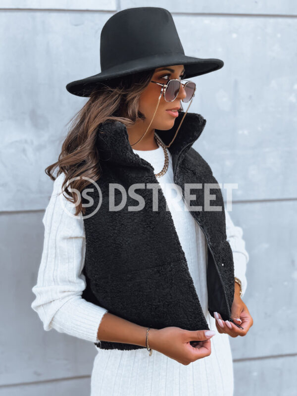 Női steppelt mellény BEEWARM  Szín Fekete DSTREET