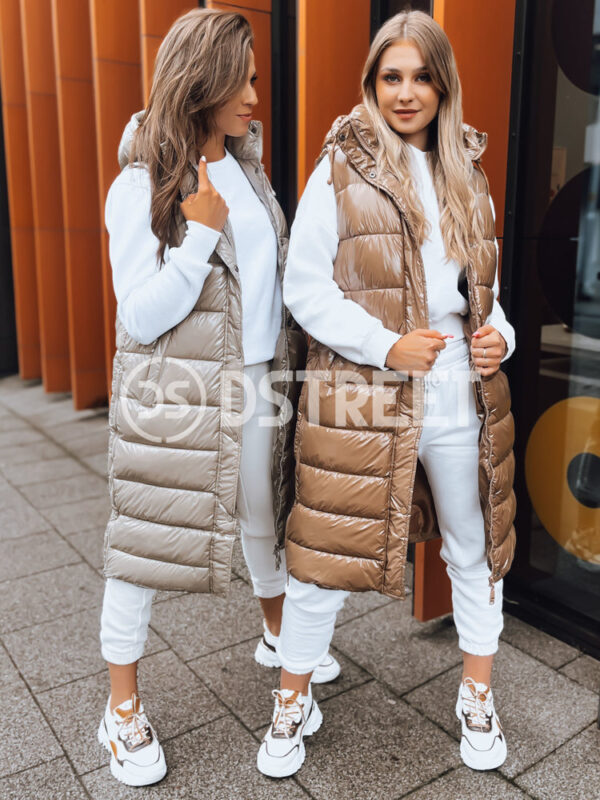 Női steppelt mellény GANTINI Szín Camel DSTREET