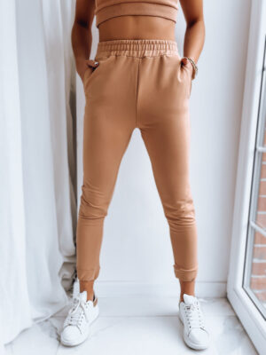 Női szabadidőnadrág MY HONEY Szín Camel DSTREET