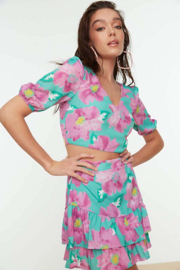 Női szett Trendyol Floral Pattern