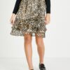 Női szoknya Guess Leopard