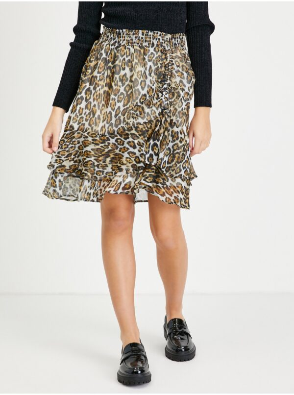 Női szoknya Guess Leopard