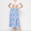 Női szoknya Trendyol Floral Patterned