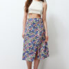 Női szoknya Trendyol Floral Patterned