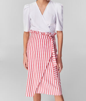 Női szoknya Trendyol Wrap Poplin