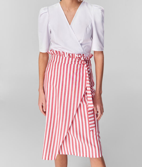 Női szoknya Trendyol Wrap Poplin