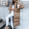 Női télikabát COZYSEASON sötétbézs Dstreet