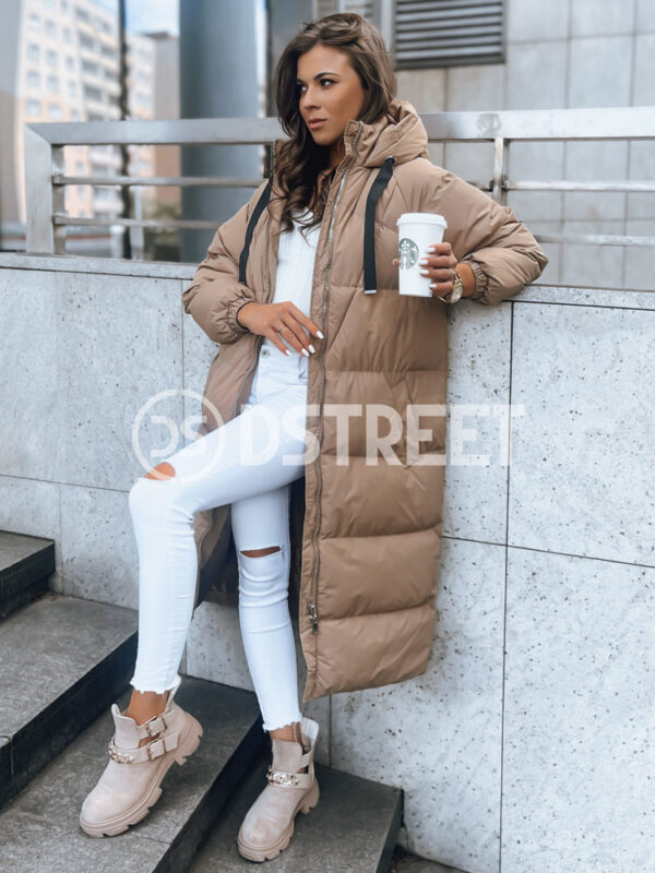 Női télikabát COZYSEASON sötétbézs Dstreet