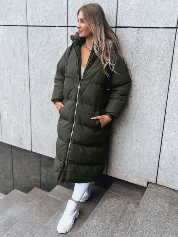 Női télikabát COZYSEASON zöld Dstreet