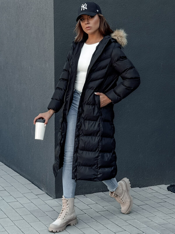 Női télikabát LUXWARM fekete Dstreet