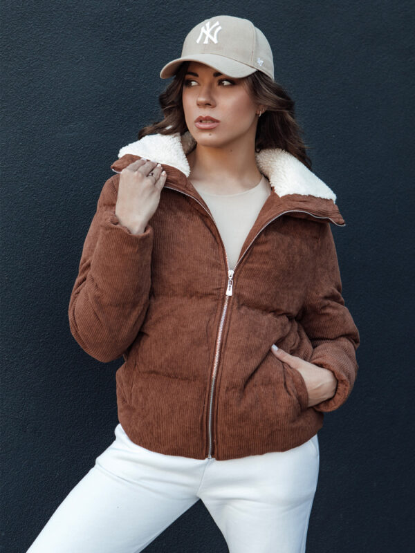 Női télikabát TRENDYGLAM barna Dstreet