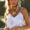 Női top DKaren Satin