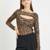 Női top Guess Leopard