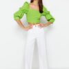 Női top Trendyol Ruffle detailed