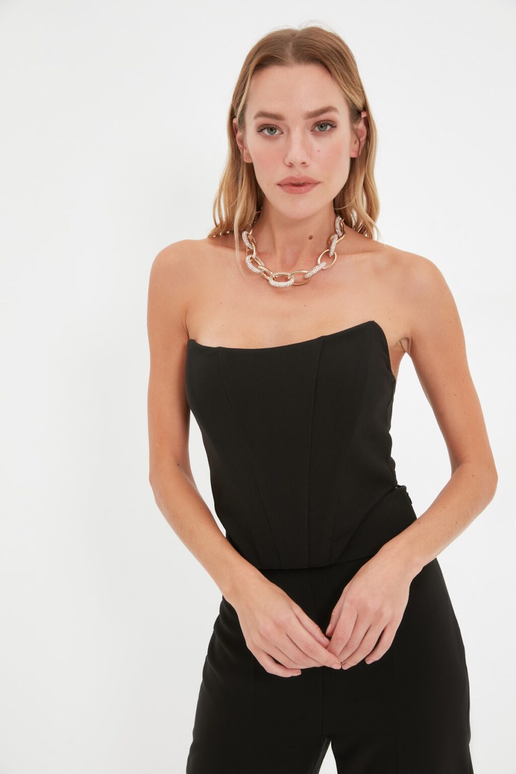 Női top Trendyol Strapless