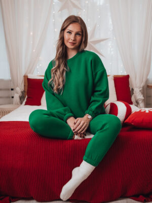 Női tréningruha szett ARIELLA PREMIUM zöld Dstreet