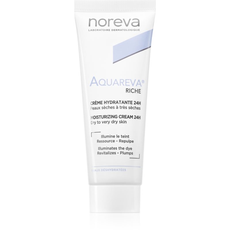 Noreva Aquareva Rich Moisturizing Cream 24h tápláló krém az intenzív hidratálásért 40 ml
