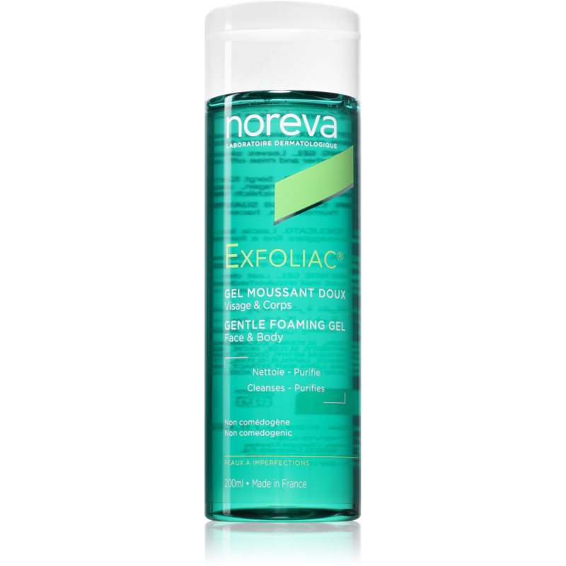 Noreva Exfoliac Gentle Foaming Gel gyengéd habos gél a problémás bőrre 200 ml