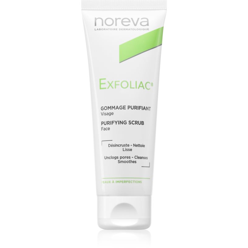 Noreva Exfoliac Purifying Scrub tisztító peeling a problémás bőrre 50 ml