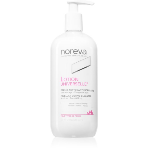 Noreva Lotion Universelle Micellar Dermo-Cleanser micellás tej arcra és testre az érzékeny arcbőrre 500 ml