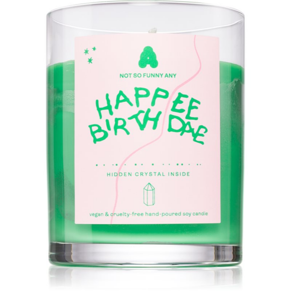 Not So Funny Any Crystal Candle Hapee Birthdae kristályos gyertya 220 g-ár