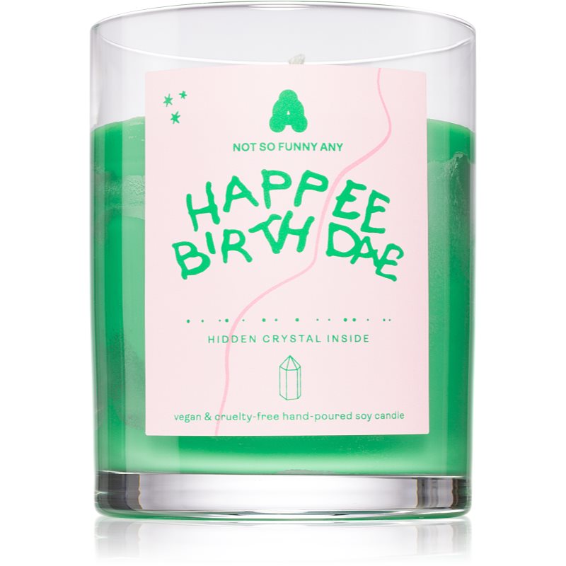 Not So Funny Any Crystal Candle Hapee Birthdae kristályos gyertya 220 g-ár