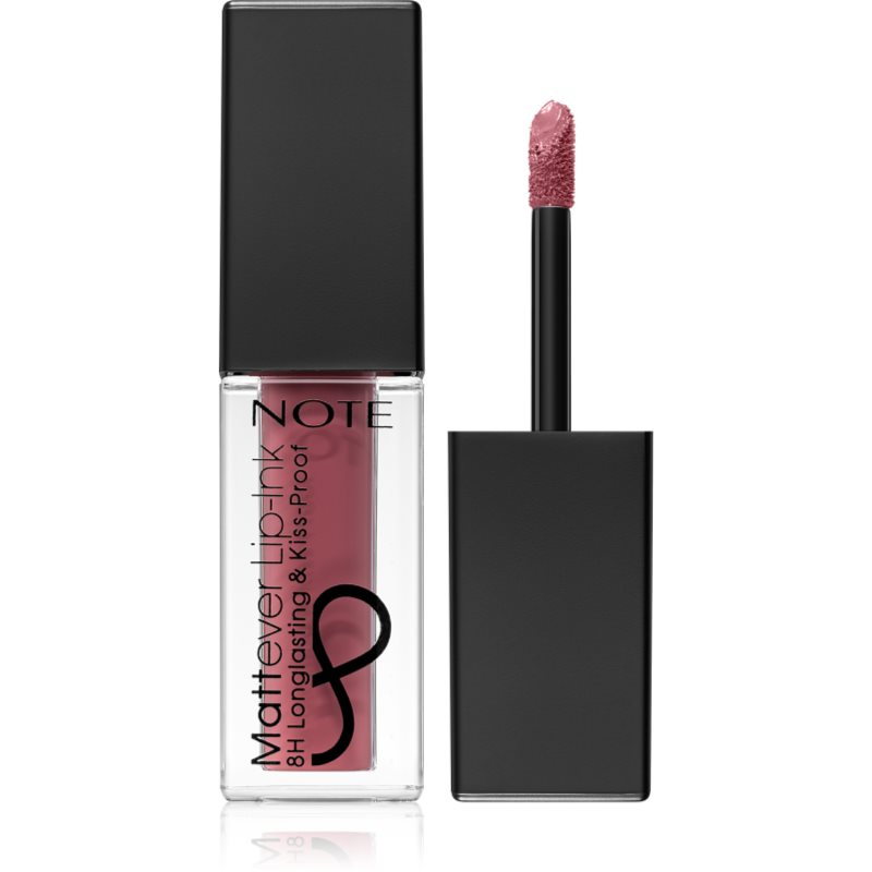 Note Cosmetique Mattever matt folyékony állagú ajakrúzs 07 Mouve On 4