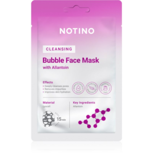 Notino Cleansing Bubble Face Mask with Allantoin tisztító maszk az arcra 20 g-ár
