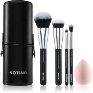 Notino Makeup Brushes Essential Professional Make-Up Brushes & Sponge Set smink egyet szett 5 db-ár