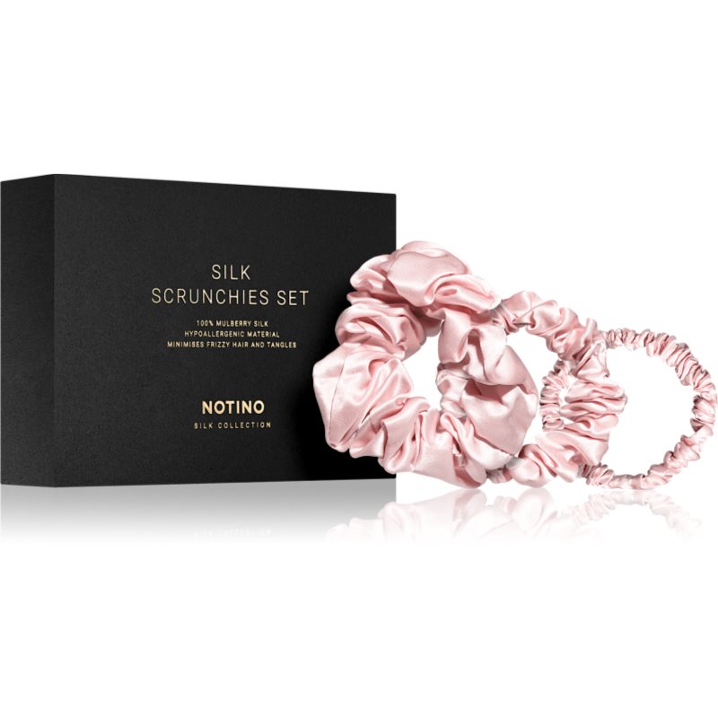 Notino Silk Collection Scrunchie Set selyem hajgumi szett árnyalat Pink-Ár