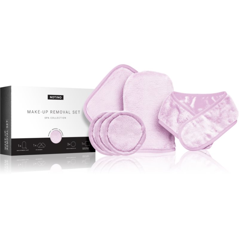 Notino Spa Collection Make-up removal set mikroszálas sminkeltávolító szett Lilac-Ár